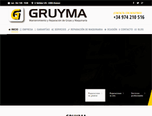 Tablet Screenshot of gruyma.com